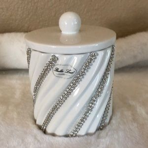 Bella Lux Vanity Lidded Jar Storage